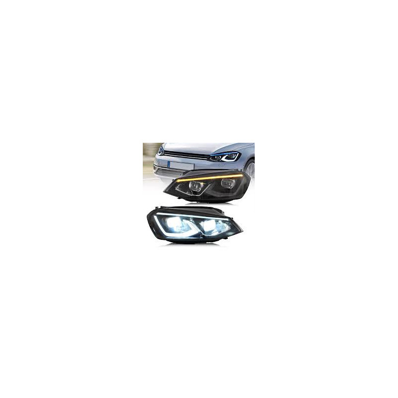 HEAD LAMP LED DOUBLE U GOLF 7
