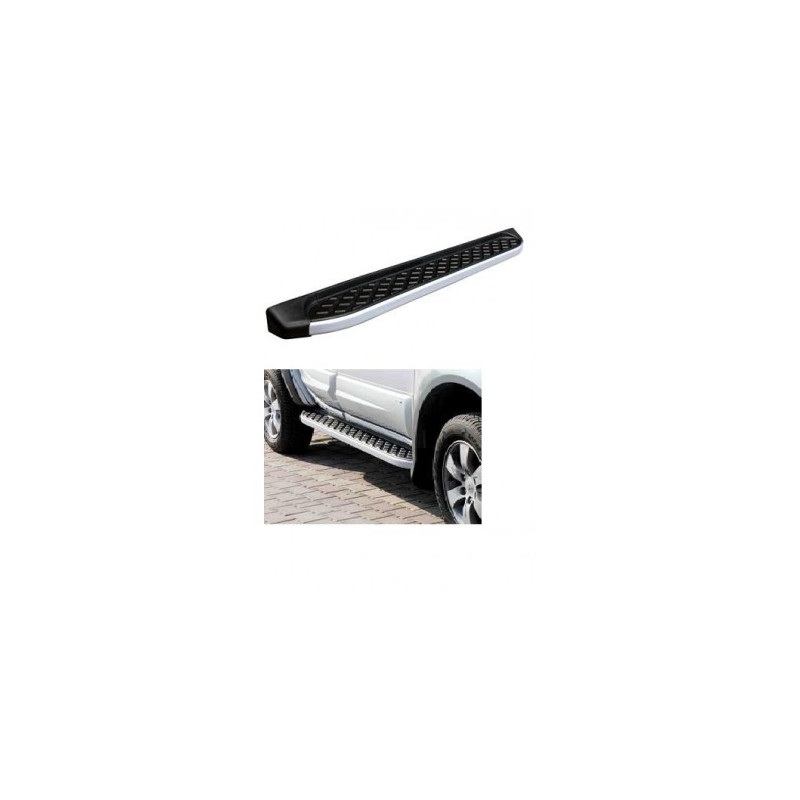 SIDE STEP NP300 2014 BLACK WITH SILVER