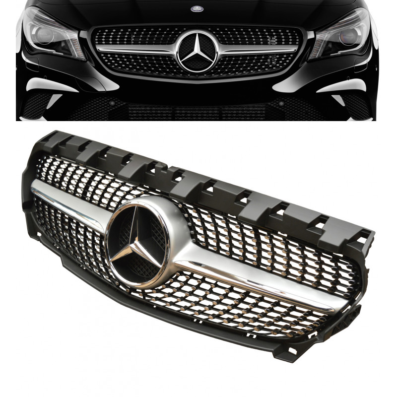 FRONT GRILLE -AMG CHROME W117 2013-2016
