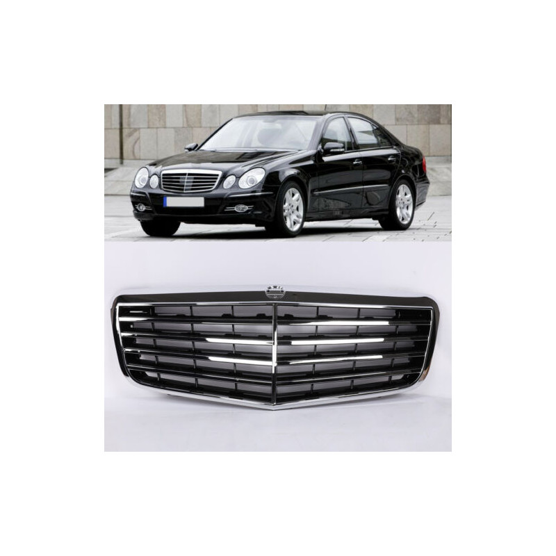 FRONT GRILLE-AMG CHROME W211 2009-2013
