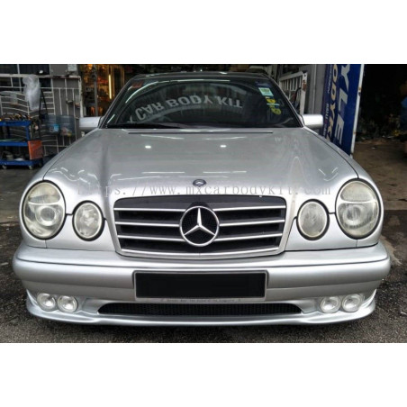 FRONT GRILLE-AMG CHROME W210 2002-2008
