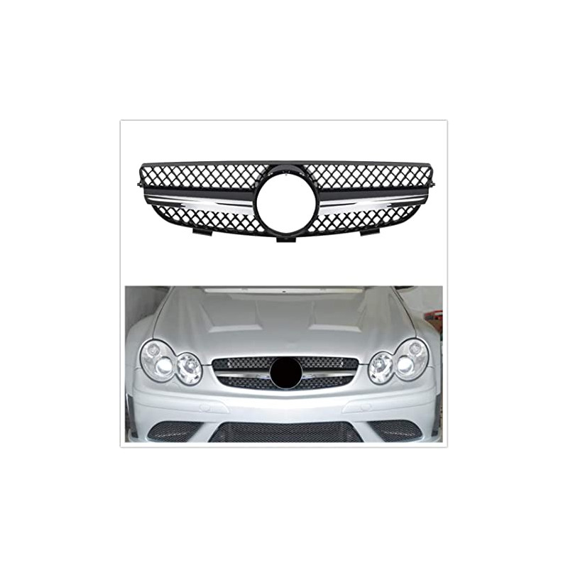 FRONT GRILLE-AMG CHROME W209 2003-2009