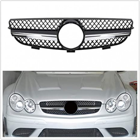 FRONT GRILLE-AMG CHROME W209 2003-2009